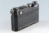 Nikon S3 Black Paint + Nikkor-S.C 50mm F/1.4 Lens #42905T