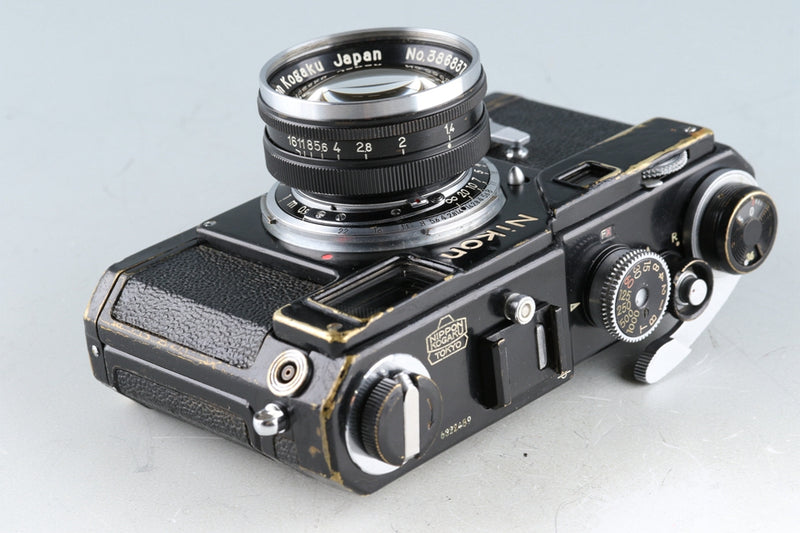 Nikon S3 Black Paint + Nikkor-S.C 50mm F/1.4 Lens #42905T