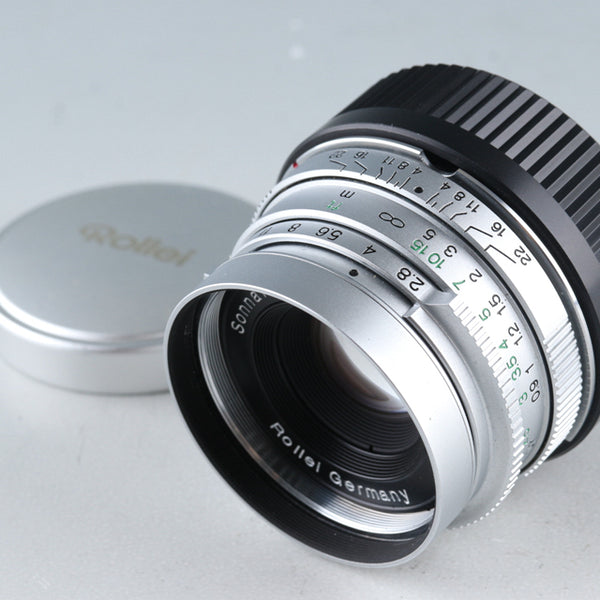 Rollei Sonnar 40mm F/2.8 HFT Lens for Leica L39 Mount With Leica