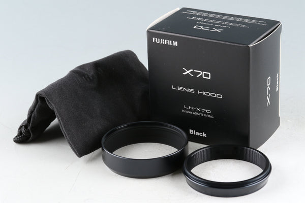 Fujifilm X70 Lens Hood + Adapter Ring With Box #42968L6