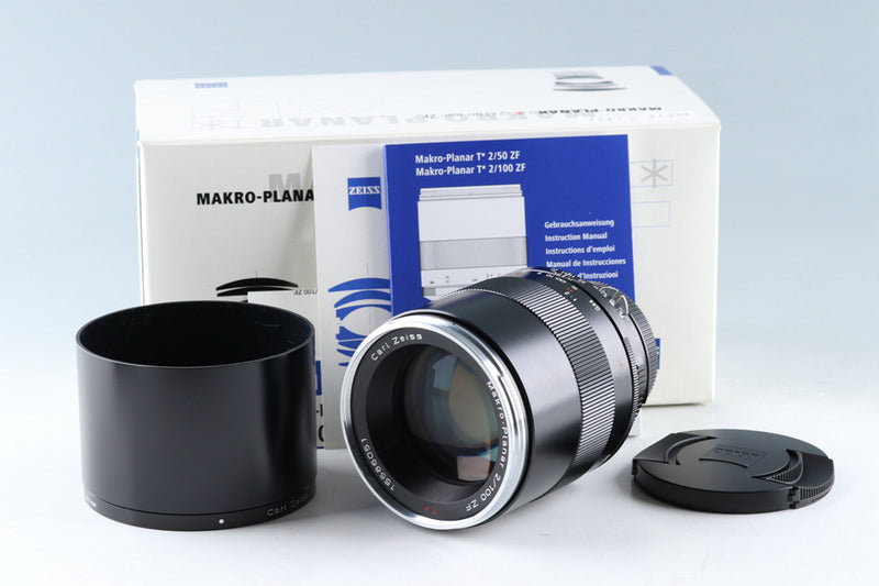 Carl Zeiss Makro-Planar T* 100mm F/2 ZF for Nikon With Box #43010L8