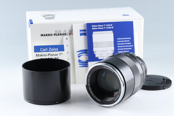 Carl Zeiss Makro-Planar T* 100mm F/2 ZF for Nikon With Box #43011L8