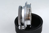 Leica Leitz Elmar 35mm F/3.5 Lens for L39 + Leica M Adapter #43087T