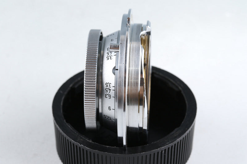 Leica Leitz Elmar 35mm F/3.5 Lens for L39 + Leica M Adapter #43087T