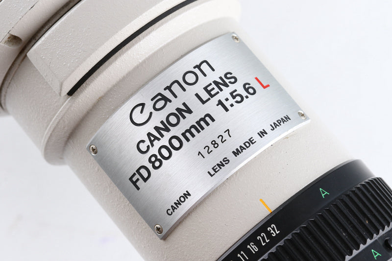 Canon FD 800mm F/5.6 L Lens #43130H