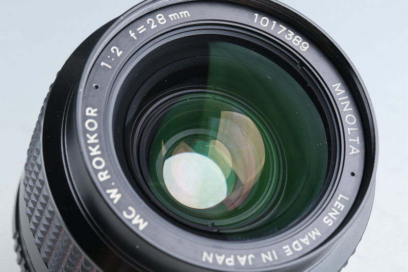 Minolta MC W.Rokkor 28mm F/2 Lens for MD Mount #43282F4