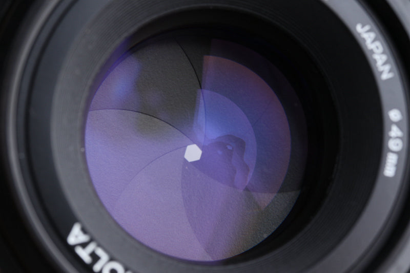 Minolta X-700 + MD 50mm F/1.7 Lens #43318D4