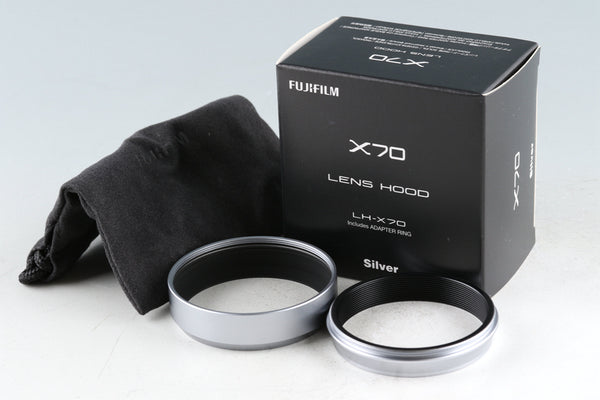 Fujifilm X70 Lens Hood + Adapter Ring With Box #43412L6