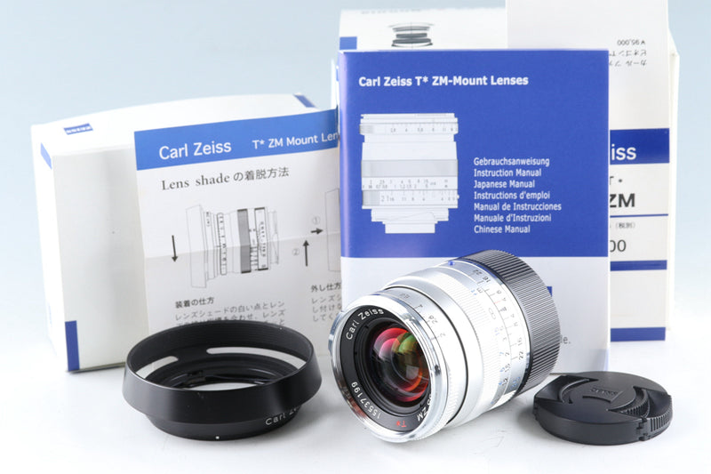 Carl Zeiss Biogon T* 35mm F/2 ZM Lens for Leica M With Box #43484L6