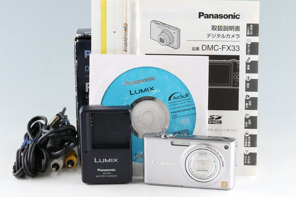 Panasonic Lumix DMC-FX33 Digital Camera With Box #43589L6