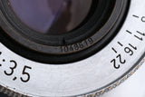 Leica Leitz Elmar 50mm F/3.5 Lens for Leica L39 #43611T