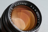 Leica Leitz Summilux 50mm F/1.4 Lens for Leica M #43614T