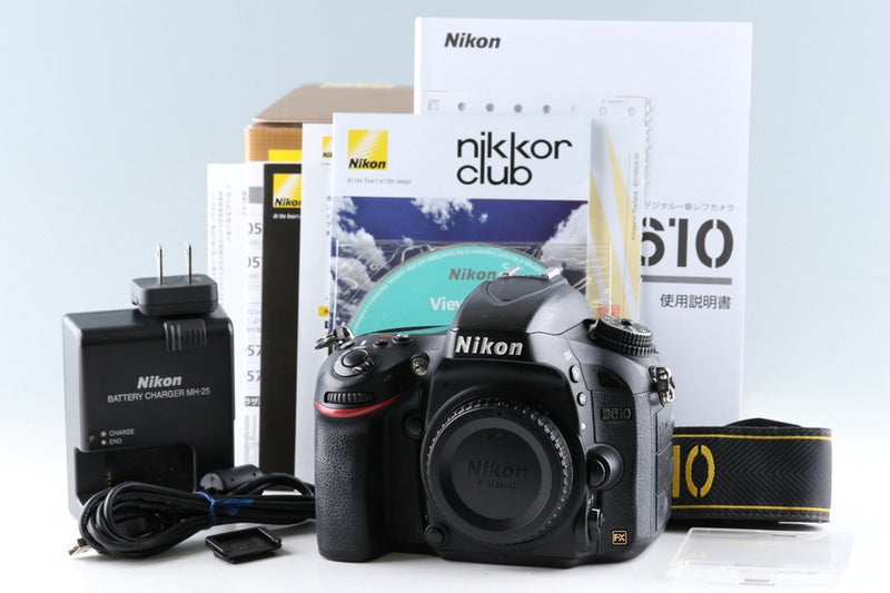 Nikon D610 Digital SLR Camera With Box *Sutter Count:76910 #43632L4 –  IROHAS SHOP