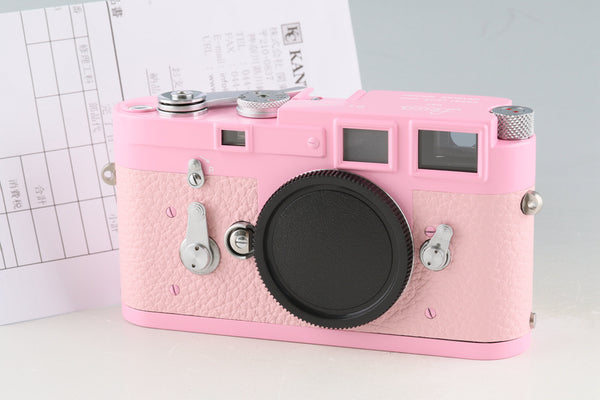Leica Leitz M3 Repainted Barbie Pink 35mm Rangefinder Film Camera Repainted By Kanto Camera #43652T
