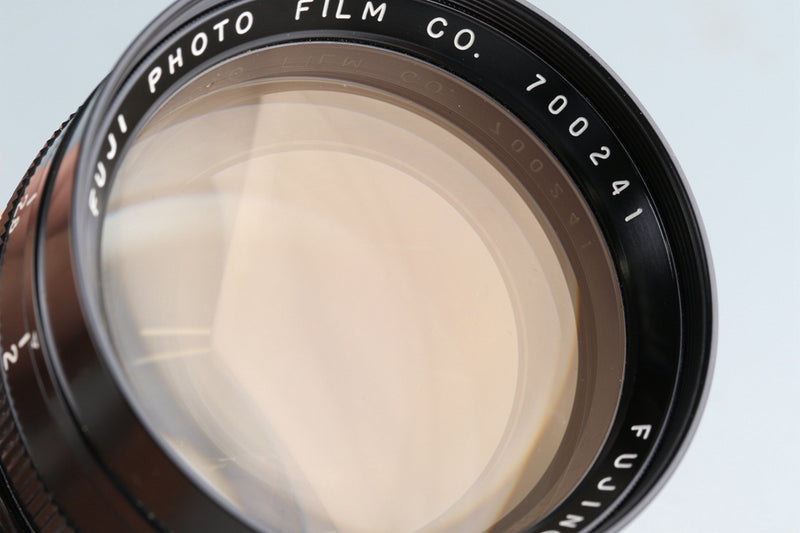 Fuji Fujifilm Fujinon 100mm F/2 Lens for Leica L39 + 100mm Finder 