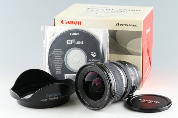 Canon EF-S Zoom 10-22mm F/3.5-4.5 USM Lens With Box #43710L3