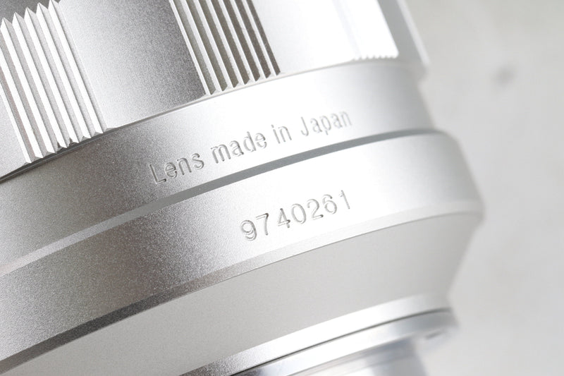 Voigtlander Nokton VM 35mm F/1.2 ASPHERICAL - Silver Lens for Leica M #44017E5