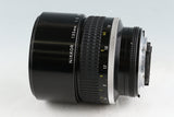 Nikon Nikkor 135mm F/2 Ais Lens #44060A5