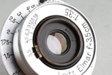 Leica Leitz Elmar 35mm F/3.5 Lens for Leica L39 #44109C2