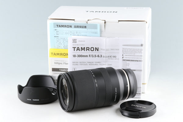Tamron 18-300mm F/3.5-6.3 Di III-A VC VXD Lens for Sony E With Box #44126L9