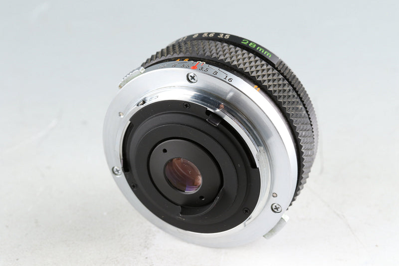 Olympus OM-System G.Zuiko Auto-W 28mm F/3.5 Lens #44171F4