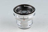 Carl Zeiss Jena Sonnar T 50mm F/2 Lens for Contax RF #44190E5