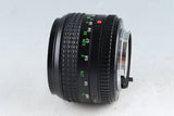 Minolta MD ROKKOR 50mm F/1.2 Lens for MD Mount #44376F5