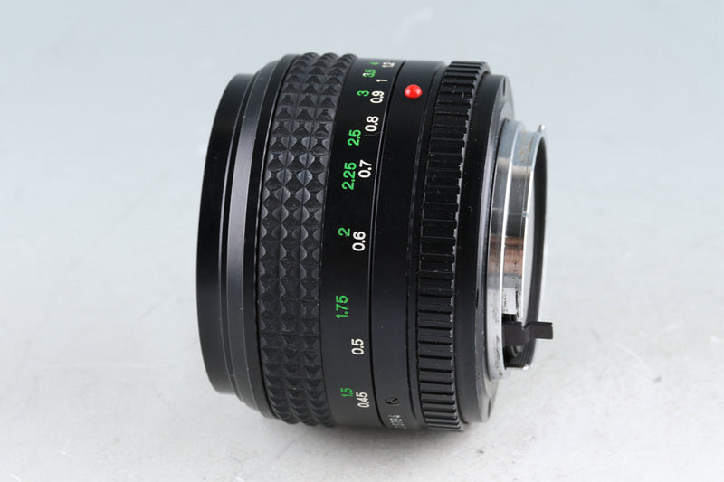 Minolta MD ROKKOR 50mm F/1.2 Lens for MD Mount #44376F5