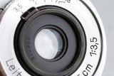 Leica Leitz Elmar 35mm F/3.5 Lens for Leica L39 #44490T