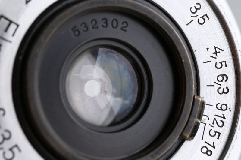 Leica Leitz Elmar 35mm F/3.5 Lens for Leica L39 #44490T