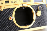 Leica M4-2 + Summilux 50mm /F1.4 Lens 100 Year Anniversary Edition Gold With Box #44575L1