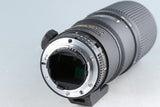 Nikon ED AF MICRO NIKKOR 200mm F/4 D Lens #44605A6