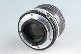 Nikon Nikkor 85mm F/2 Ai Lens #44768A3