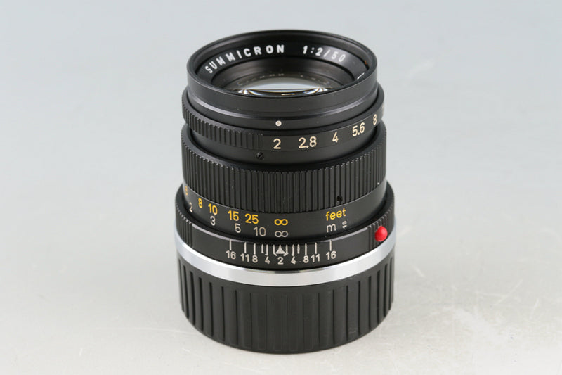 Leica Leitz Summicron 50mm F/2 Black Paint Lens for Leica M #44775T