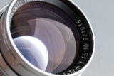 Leica Leitz Summarit 50mm F/1.5 Lens for L39 #45022T
