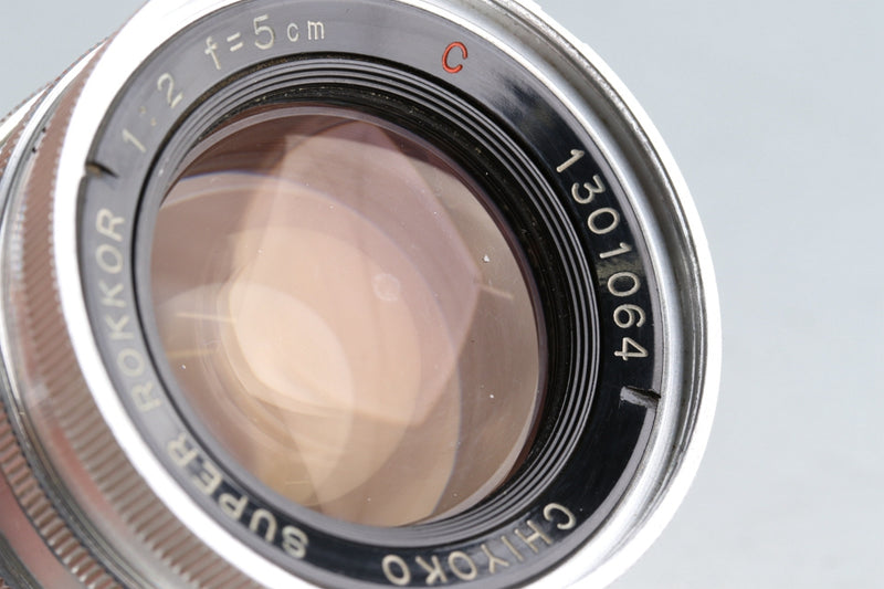 Chiyoko Super Rokkor 50mm F/2 C Lens for Leica L39 #45067C1