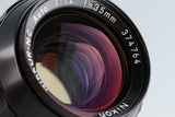 Nikon Nikkor-N.C Auto 35mm F/1.4 Lens #45134G23