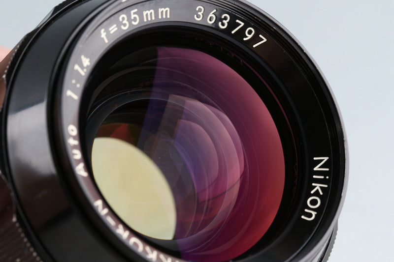 Nikon Nikkor-N Auto 35mm F/1.4 Lens #45137G23