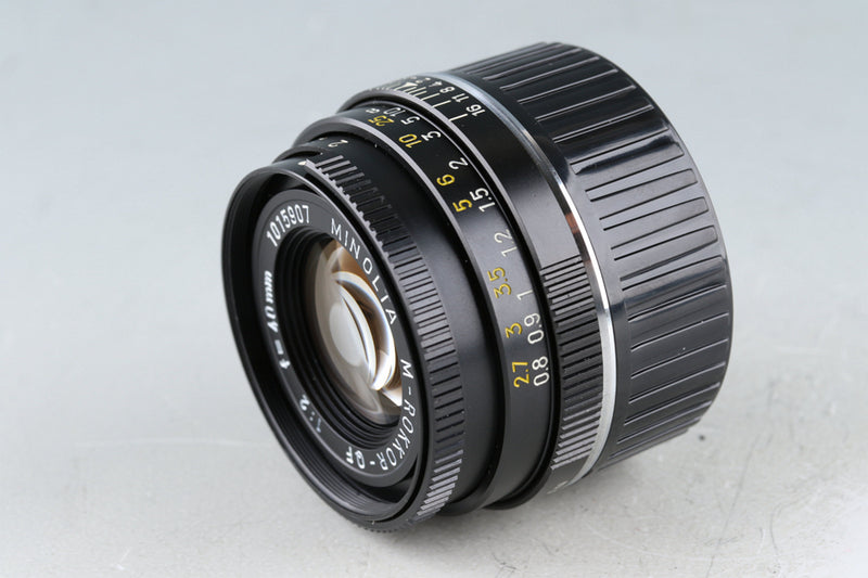 Minolta M-Rokkor-GF 40mm F/2 Lens for Leica M #45154C2