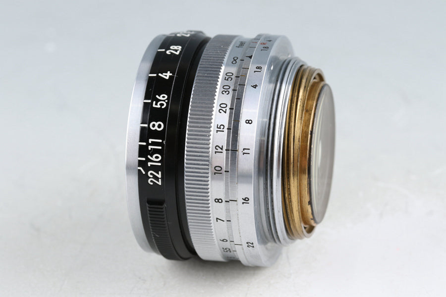 Nikon Nippon Kogaku W-Nikkor 35mm F/1.8 Lens for Leica L39 + 35mm Find –  IROHAS SHOP