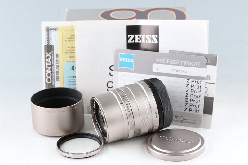 Contax Carl Zeiss Sonnar T* 90mm F/2.8 Lens for G1 G2 With Box #45218L8