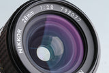 Nikon Nikkor 28mm F/2.8 Ais Lens #45334A3