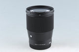 Sigma C 16mm F/1.4 DC DN Lens for Sony E #45382H21