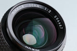 Nikon Nikkor 28mm F/2 Ais Lens #45440A3