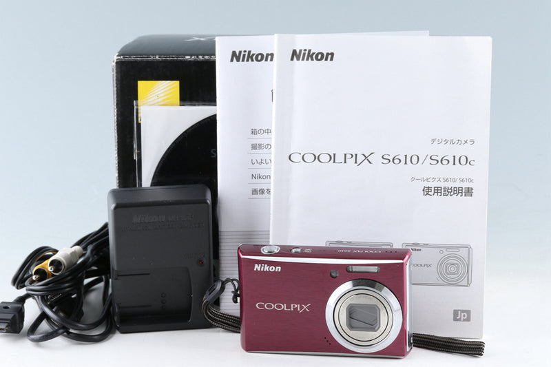 Nikon Coolpix S610 Digital Camera With Box #45476L4