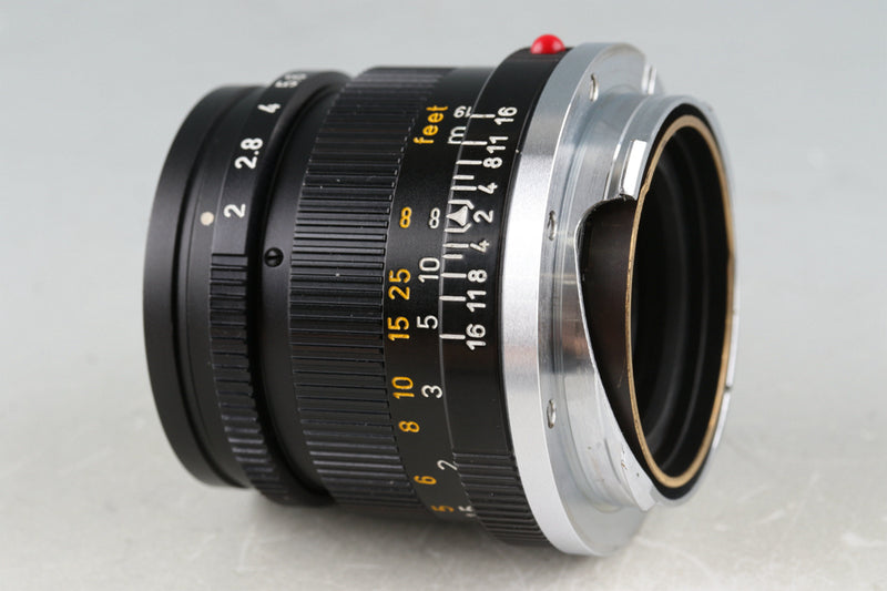 Leica Leitz Summicron 50mm F/2 Black Paint Lens for Leica M 