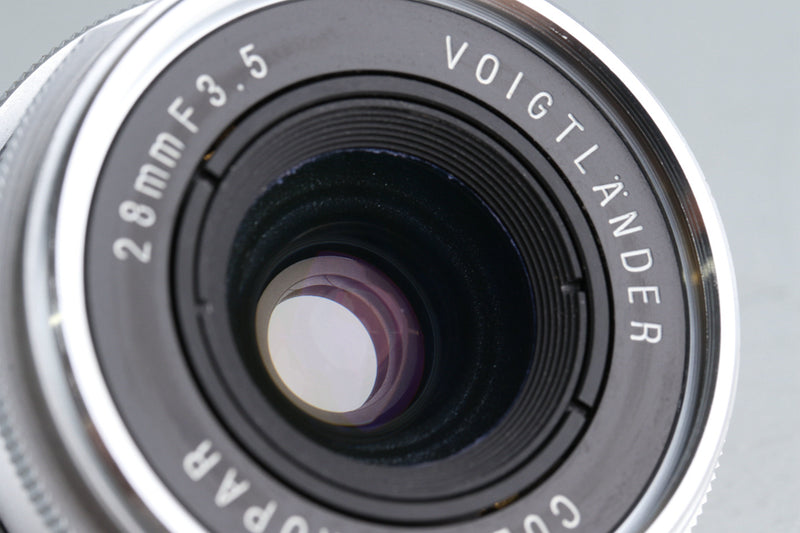 Voigtlander Color-Skopar 28mm F/3.5 Lens for Leica L39 #45541C2