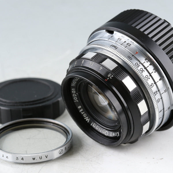 Kowa Prominar 35mm F/2.8 Lens for Leica L39 + Leica M Adapter 