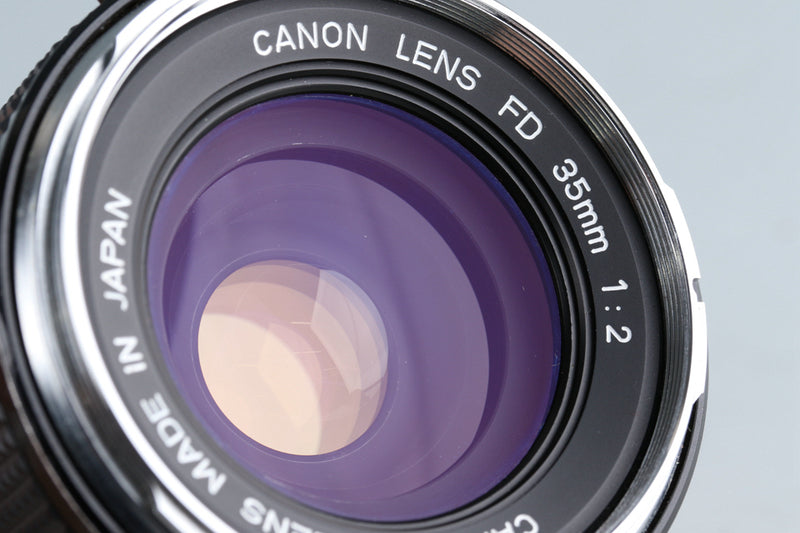 Canon FD 35mm F/2 Lens #45690H13