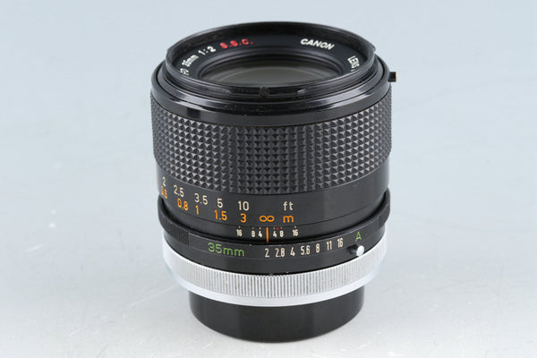 Canon FD 35mm F/2 S.S.C. Lens #45696H21